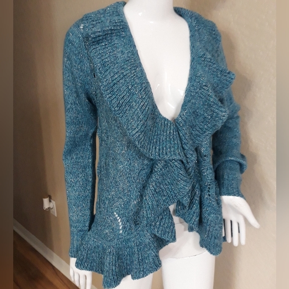 Covington Ruffled Cardigan - Picture 8 of 8